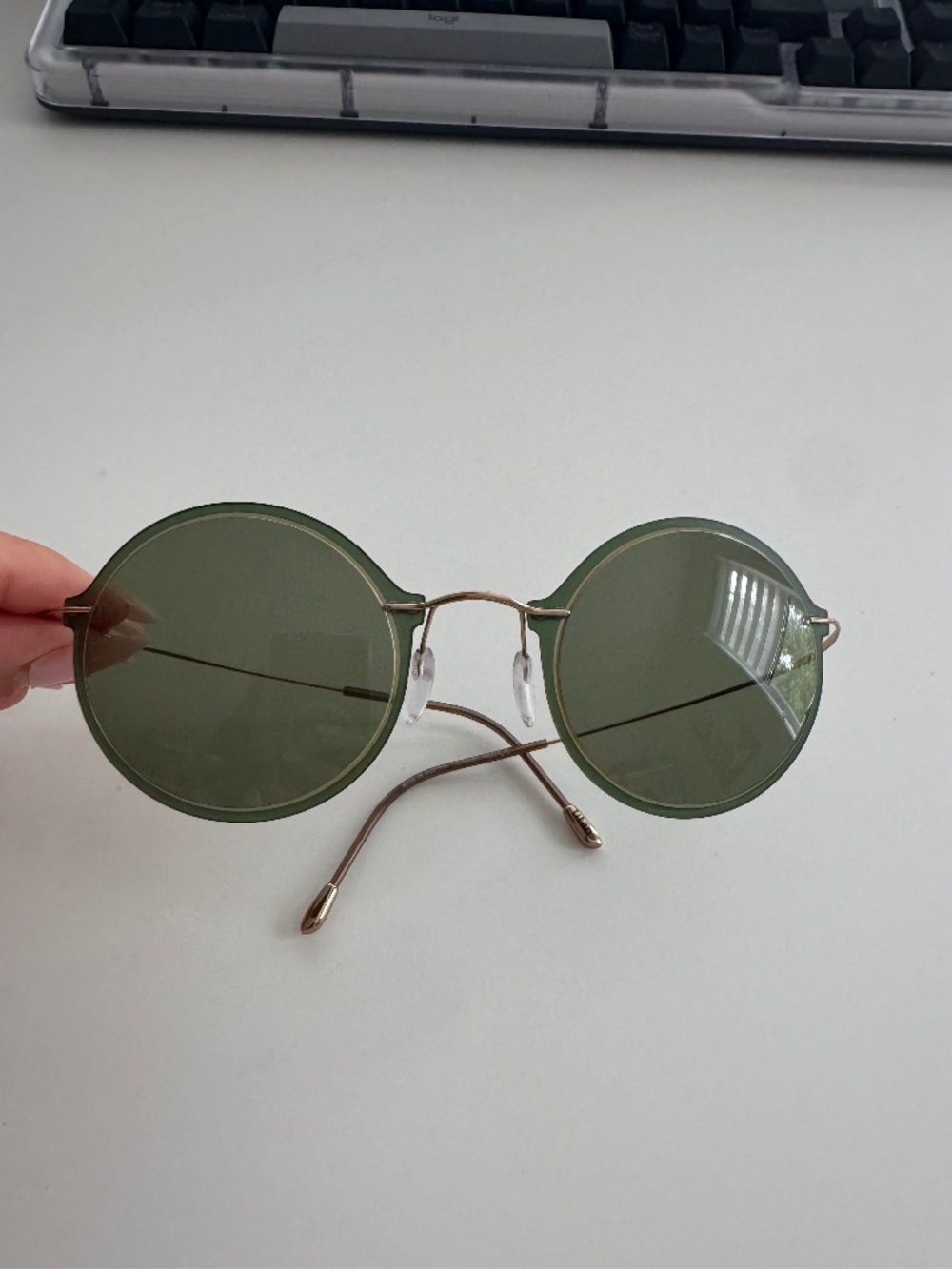Wes Gordon Limited Edition Silhouette 9908 Titanium Sunglasses